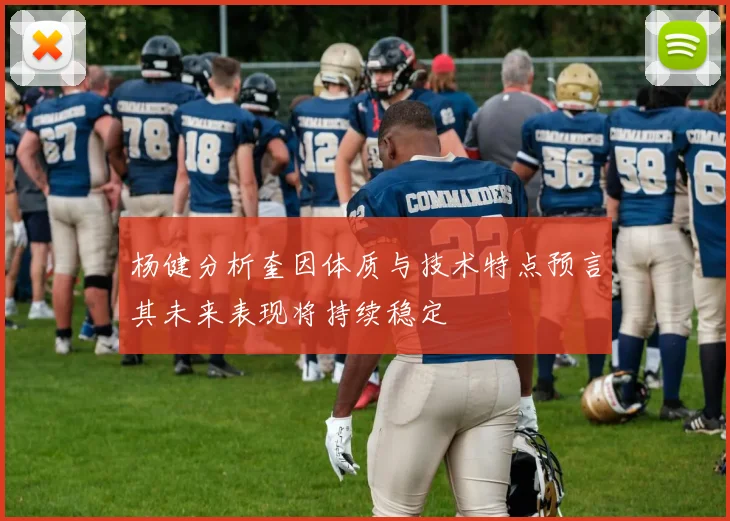 杨健分析奎因体质与技术特点预言其未来表现将持续稳定